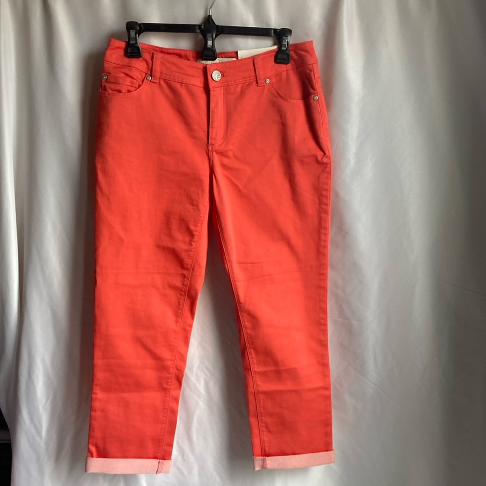 Cato Est. 1946 Denim Skinny Crop Mid Rise Pants Size 4